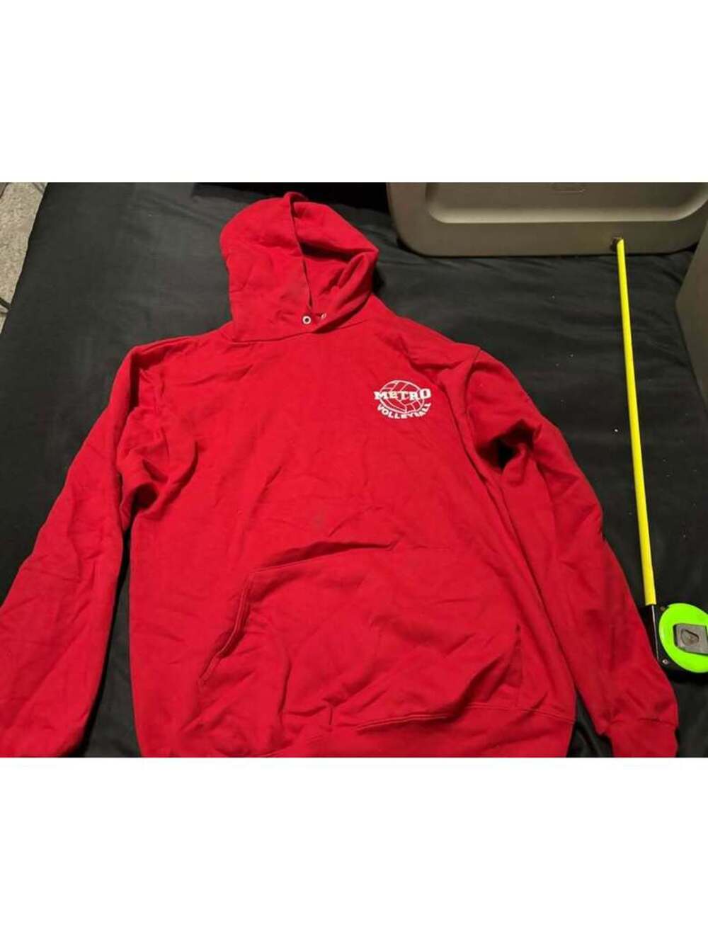 Memphis Metro volleyball red hooded sweatshirt 